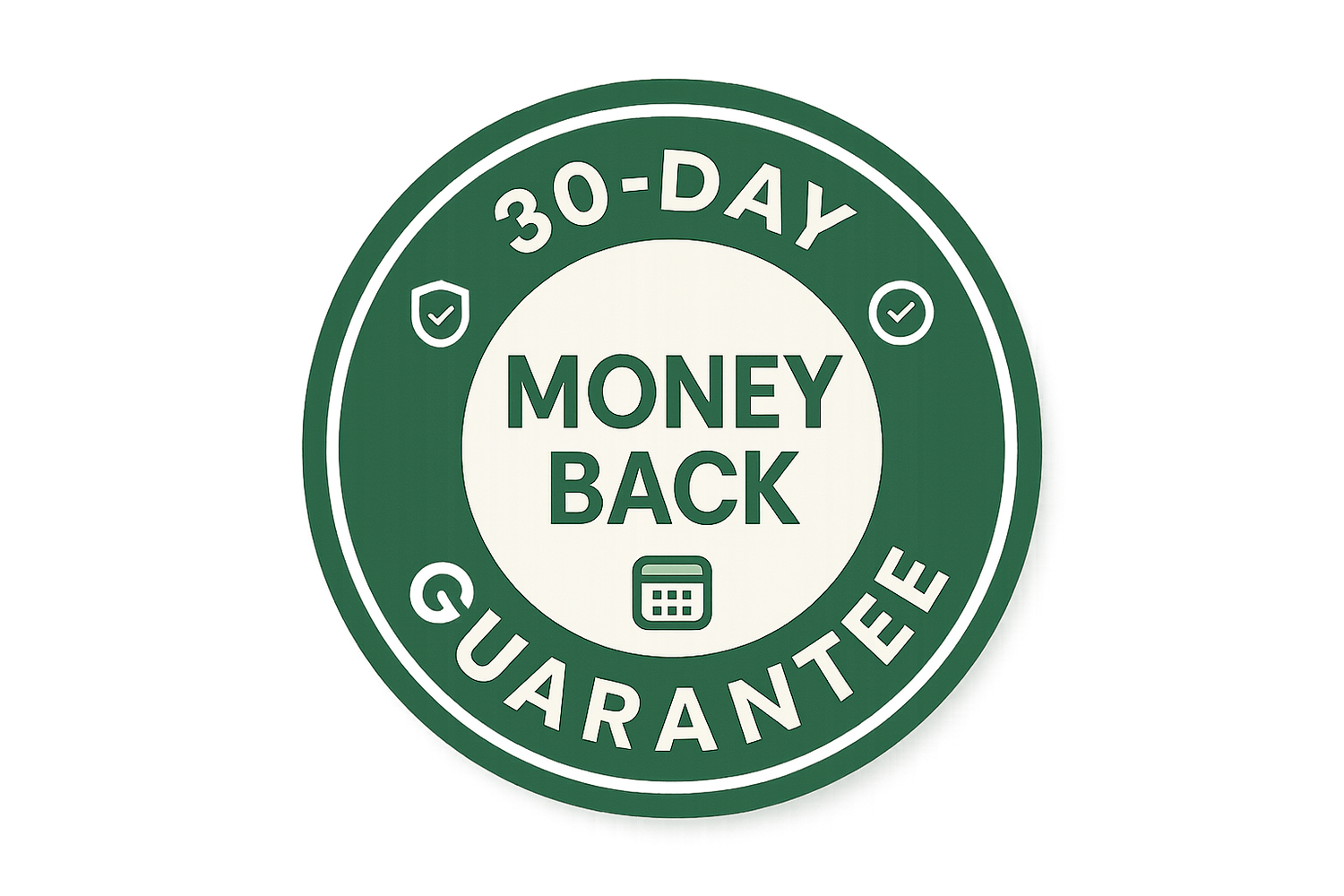 30-Day Money Back Guarantee