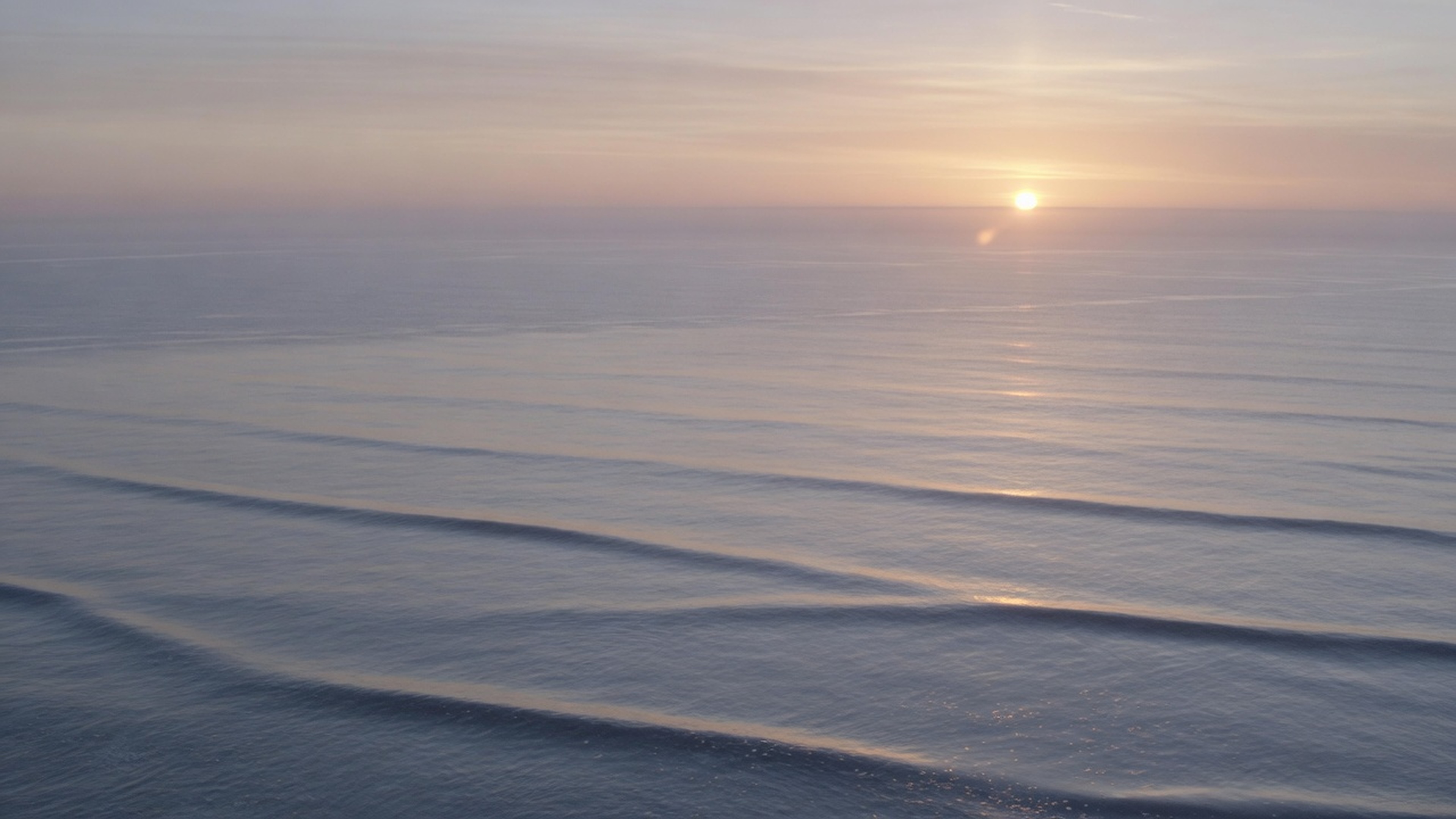 Soft light over calm ocean
